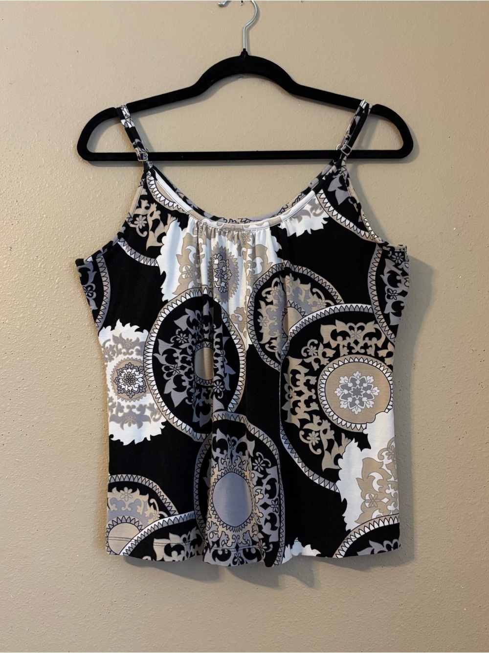 Vintage Y2K Sweet Whimsy Romantic Boho Paisley Cami